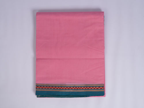 pink Andhra cotton saree