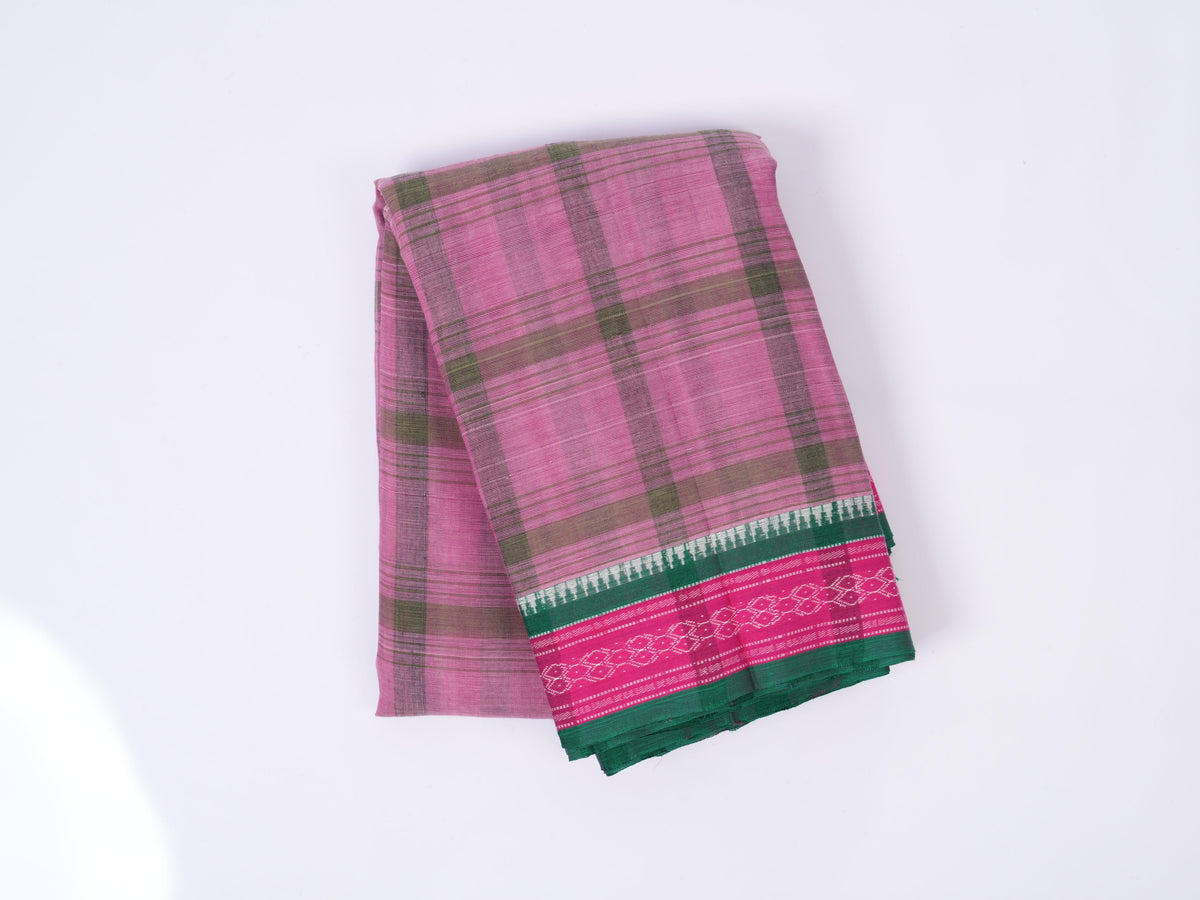 pink Narayanpet saree