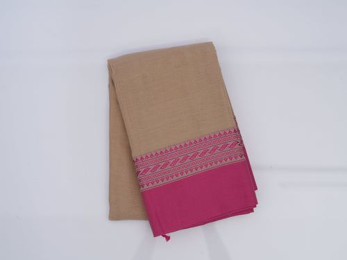 Phulia Brown Saree — View 1
