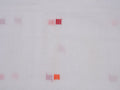 white with red & orange border Baluchari saree