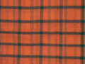 orange & green checks Bobbili cotton saree