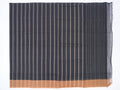 black & orange vertical stripes Bobbili cotton saree