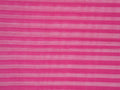 pink & white horizontal stripes Bobbili cotton saree