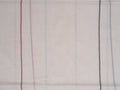 white with red & black vertical stripes