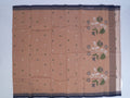 beige Jamdani saree
