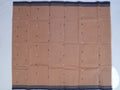 beige Jamdani saree
