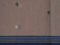 beige Jamdani saree