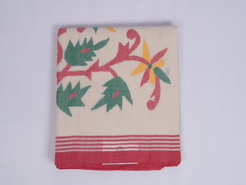 white Jamdani saree