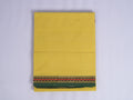 yellow Andhra cotton saree