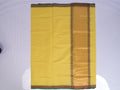 yellow Andhra cotton saree
