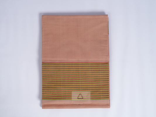 beige Andhra cotton saree