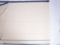 white with blue striped gap border Phulia saree