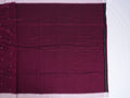 burgundy with light pink border Phulia saree