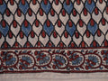 Ajrakh Hand Block Printed Cotton Saree — Kutch, Gujarat