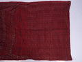 Ajrakh Cotton Saree — Geometric Motifs, Kutch