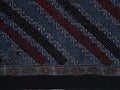 Ajrakh Cotton Saree — Floral Patterns, Kutch
