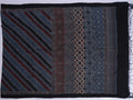 Ajrakh Cotton Saree — Floral Patterns, Kutch
