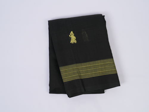 black Gollabhama cotton saree
