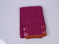 megenta pink Jamdani saree