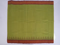 leaf green Kanchi cotton saree