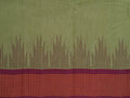 leaf green Kanchi cotton saree