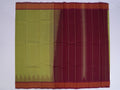 leaf green Kanchi cotton saree