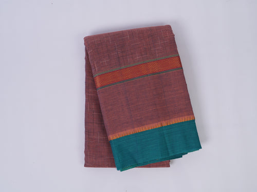 dusty onion pink Narayanpet cotton saree