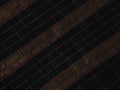 black Narayanpet cotton saree with unique grid pattern