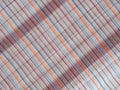 ivory and light peach Narayanpet cotton saree with multicolor horizontal stripes