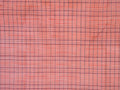 pinkish red grid pattern Narayanpet cotton saree