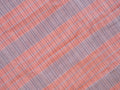 pinkish red grid pattern Narayanpet cotton saree