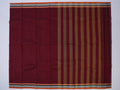 deep maroon Narayanpet cotton saree