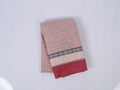 beige checked Narayanpet cotton saree