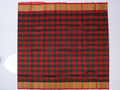 red & bottle green Paturu saree