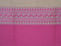 brown & pink Phulia saree