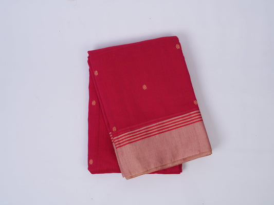 vibrant pink Phulia saree