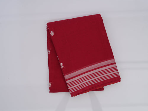 Phulia Red Saree G — View 1