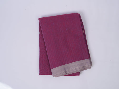 blue and purple dual shade Phulia saree